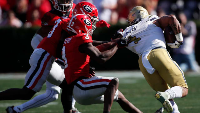 Georgia Tech running back Dontae Smith